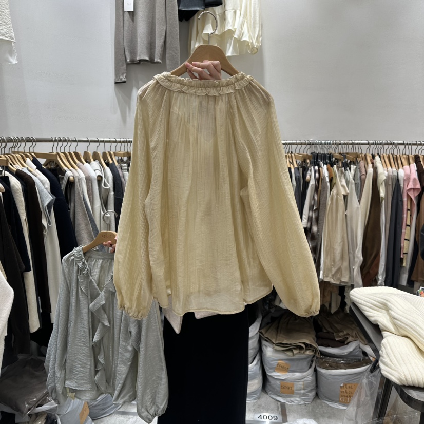 G.I-L韓國代購女士新品休閑26春季人氣時尚職業襯衫蕾絲衫G.I-L襯衫/蕾絲衫