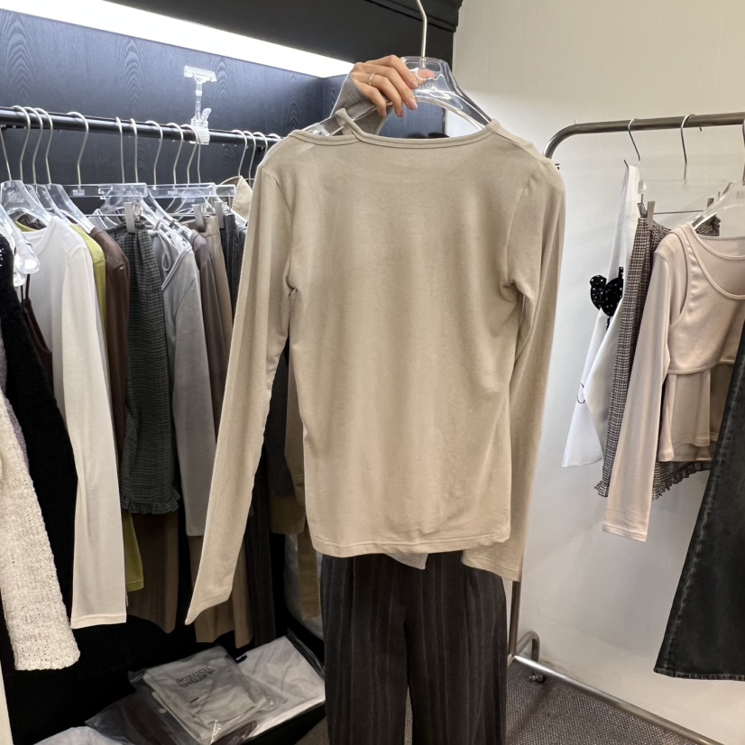 MORE THAN YESTERDAY/LOVE YOU SO MUCH韓國代購女士新品時尚長袖T恤LYSM/MORE THAN YESTERDAY長袖T恤