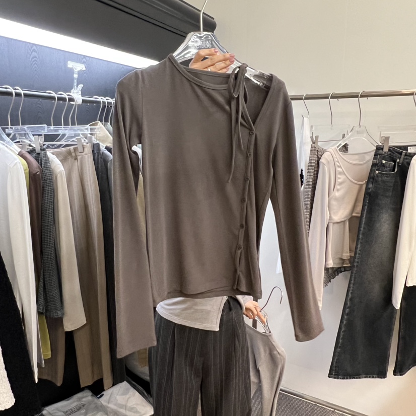 MORE THAN YESTERDAY/LOVE YOU SO MUCH韓國代購女士新品時尚長袖T恤LYSM/MORE THAN YESTERDAY長袖T恤圖色3