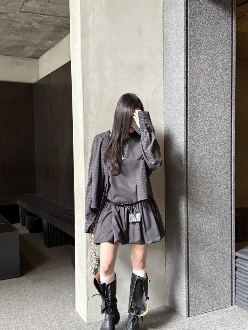 SPECIAL東大門直郵女士新品職業時尚26春季連衣裙不含腰包SPECIAL連衣裙