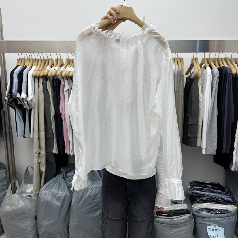 SPECIAL東大門實拍女裝新品職業休閑26春季推薦襯衫蕾絲衫絨SPECIAL襯衫/蕾絲衫