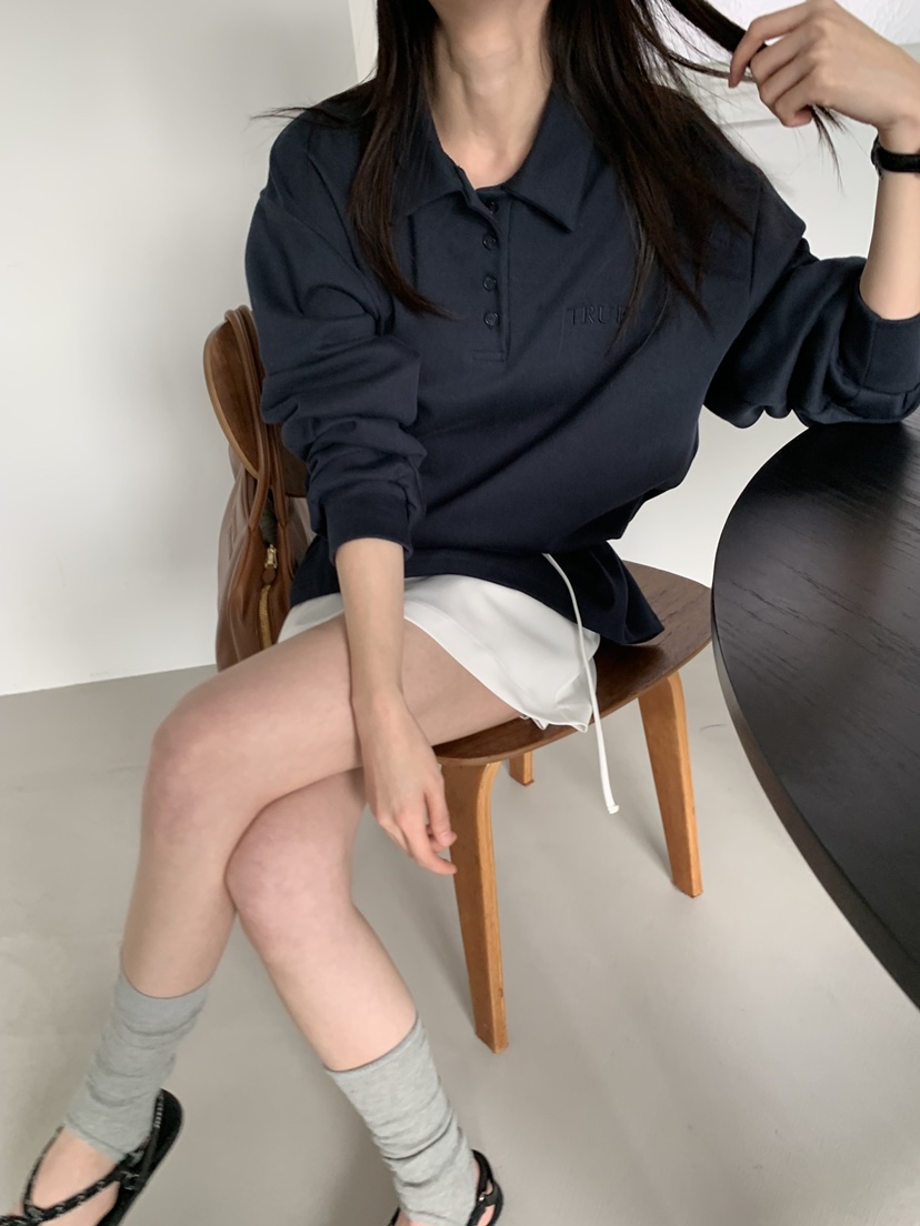 TRUE東大門直郵女裝新品26春季人氣推薦職業熱賣休閑衛衣TRUE衛衣