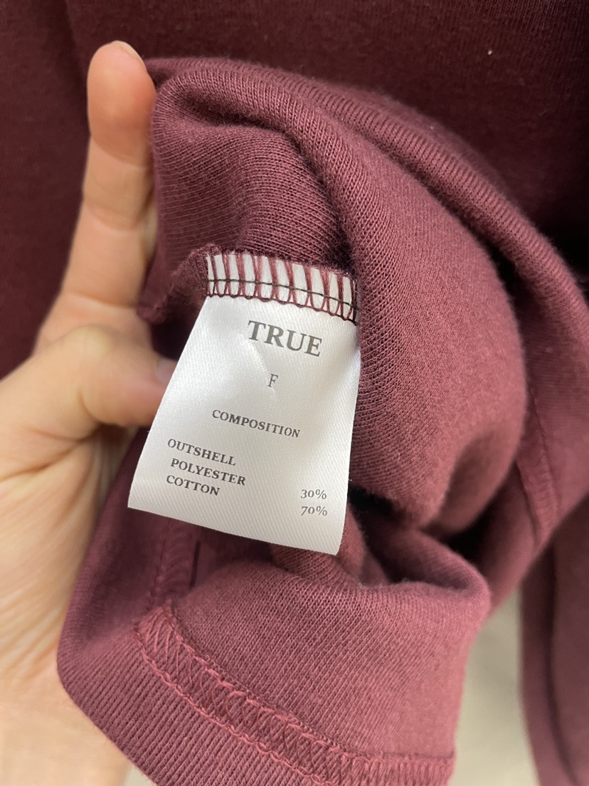 TRUE東大門直郵女裝新品26春季人氣推薦職業熱賣休閑衛衣TRUE衛衣