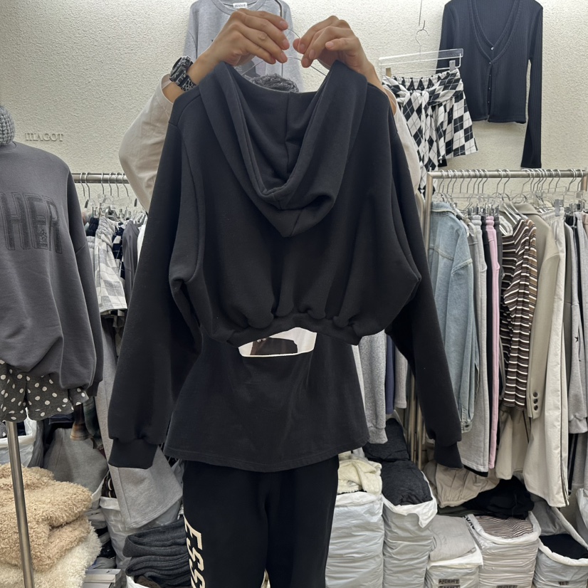 MAGOT東大門代購女士新品人氣推薦時尚休閑衛衣不含褲子拉鏈IIIΛGOT/MAGOT衛衣