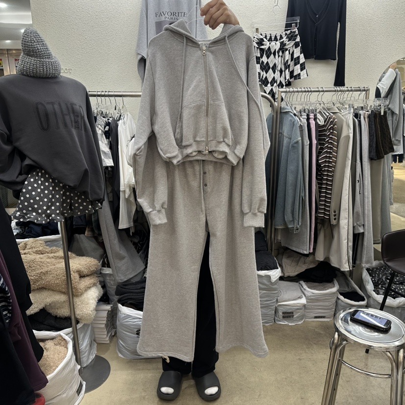 MAGOT東大門代購女士新品人氣推薦時尚休閑衛衣不含褲子拉鏈IIIΛGOT/MAGOT衛衣