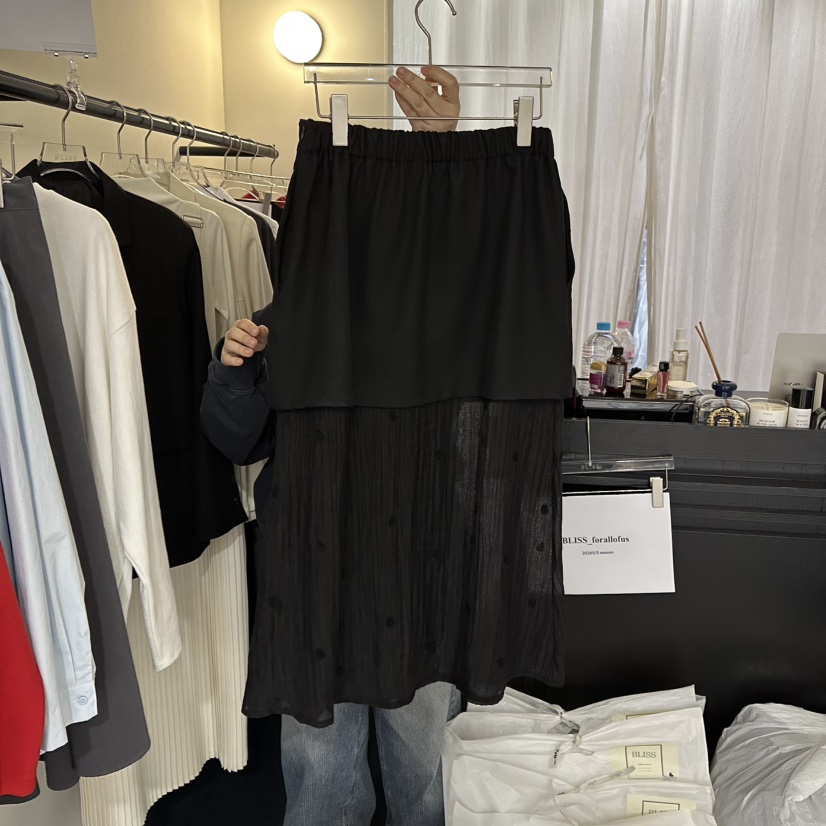 BLISS韓國代購女裝新款時尚休閑熱賣職業人氣推薦26春季長裙BLISS長裙