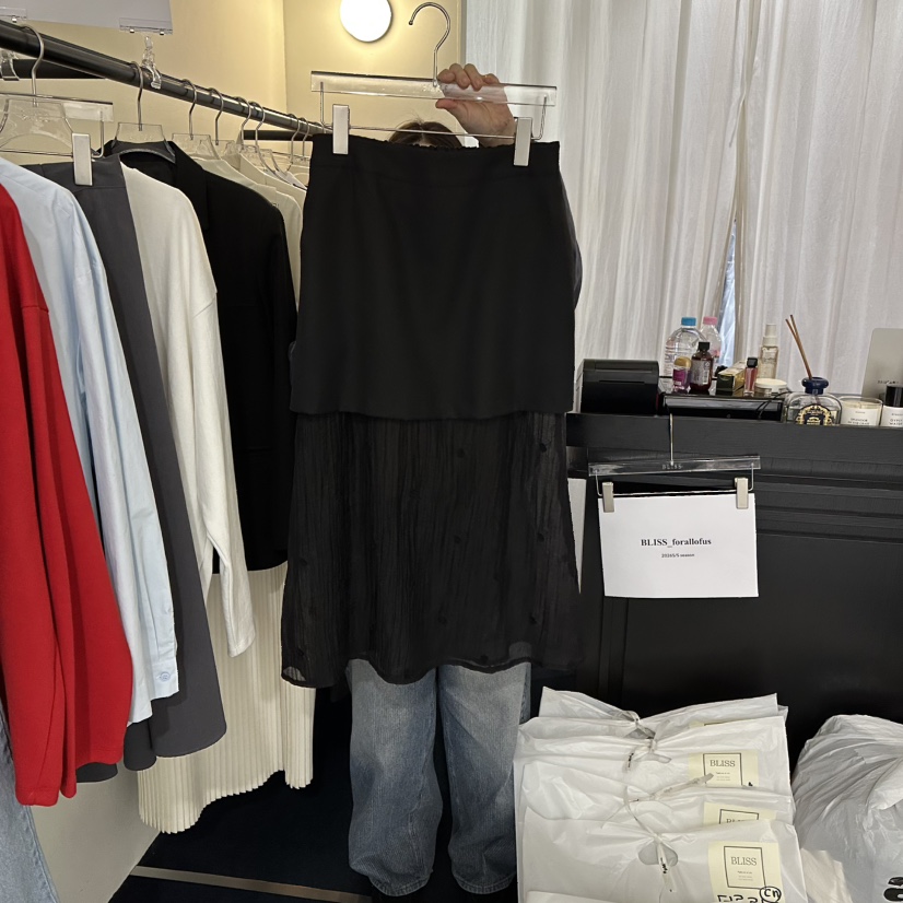 BLISS韓國代購女裝新款時尚休閑熱賣職業人氣推薦26春季長裙BLISS長裙圖色2