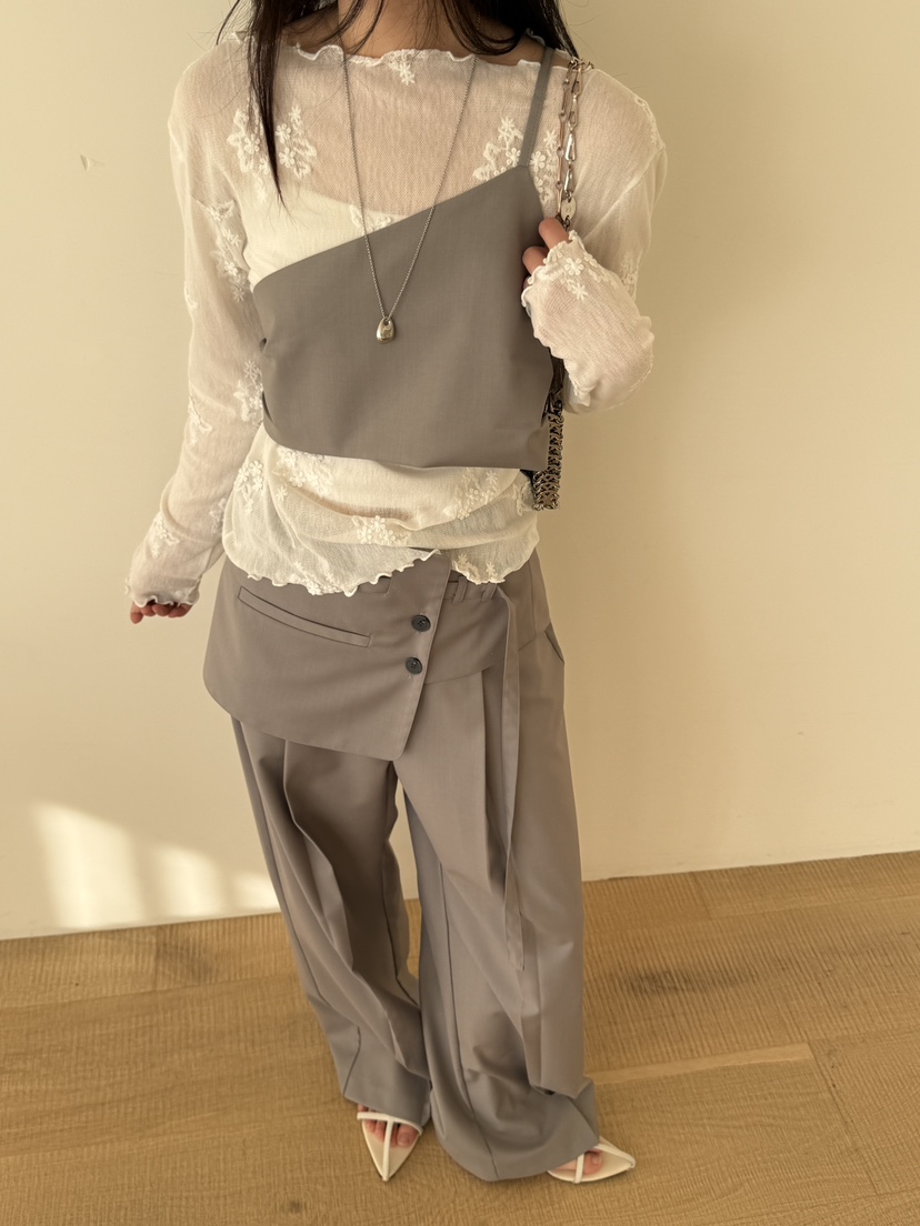 SPECIAL東大門實拍女裝新款職業26春季襯衫蕾絲衫花朵蕾絲SPECIAL襯衫/蕾絲衫