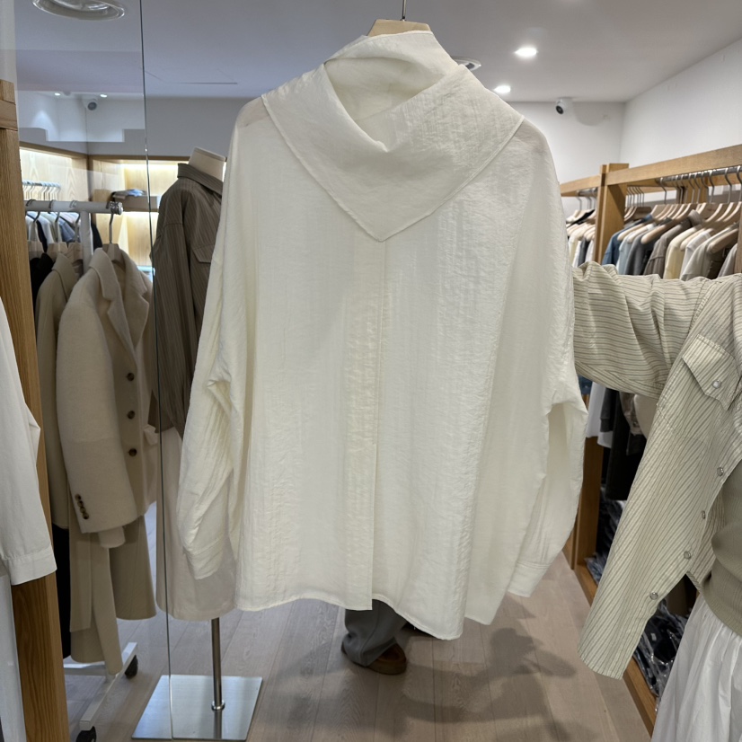 ROUNDER東大門直郵女士新款時尚推薦職業襯衫蕾絲衫含圍巾ROUNDER襯衫/蕾絲衫