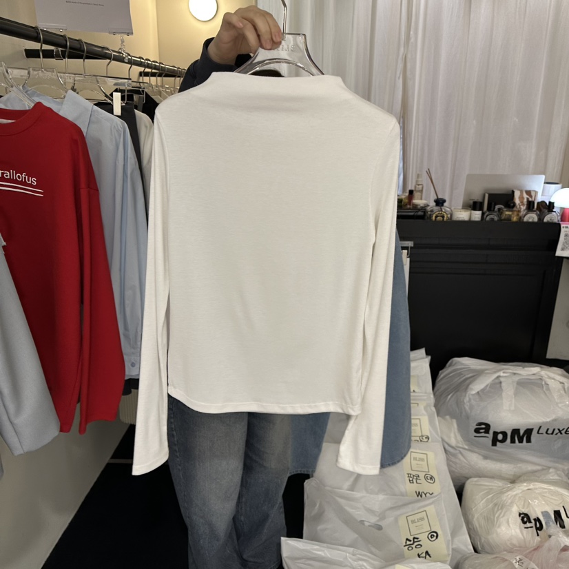 BLISS韓國代購女士新品26春季時尚推薦職業休閑熱賣長袖T恤BLISS長袖T恤