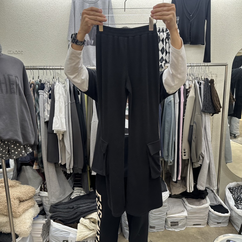 MAGOT東大門直郵女士新款休閑人氣職業時尚26春季休閑褲口袋IIIΛGOT/MAGOT休閑褲