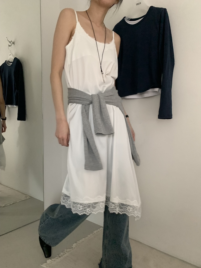 TRUE東大門代購女士新款休閑人氣推薦26春季時尚職業連衣裙TRUE連衣裙