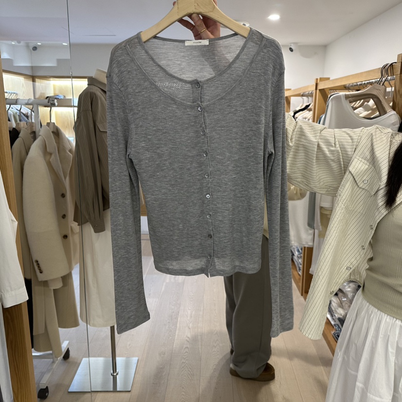 ROUNDER東大門代購女裝新款時尚職業人氣熱賣長袖T恤羊毛衫ROUNDER長袖T恤圖色2