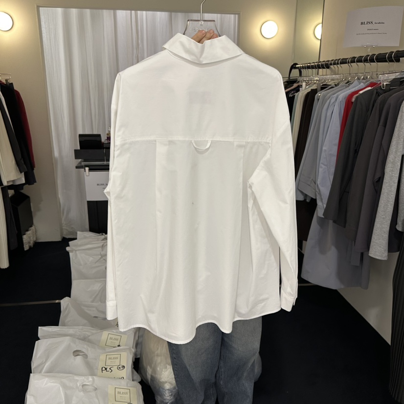 BLISS東大門直郵女士新款時尚職業推薦26春季休閑襯衫蕾絲衫BLISS襯衫/蕾絲衫