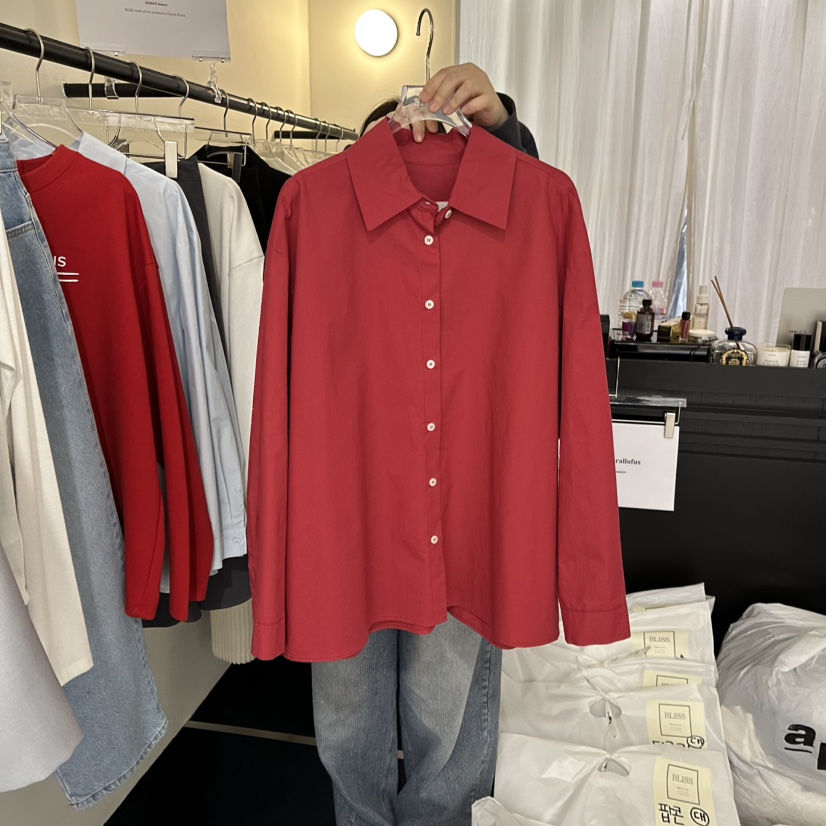 BLISS東大門直郵女士新款時尚職業推薦26春季休閑襯衫蕾絲衫BLISS襯衫/蕾絲衫圖色2