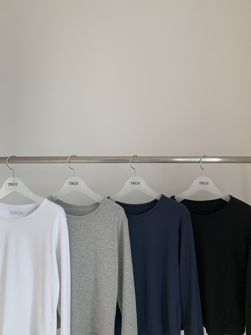 TRUE東大門代購女士新品職業推薦人氣26春季時尚熱賣長袖T恤TRUE長袖T恤