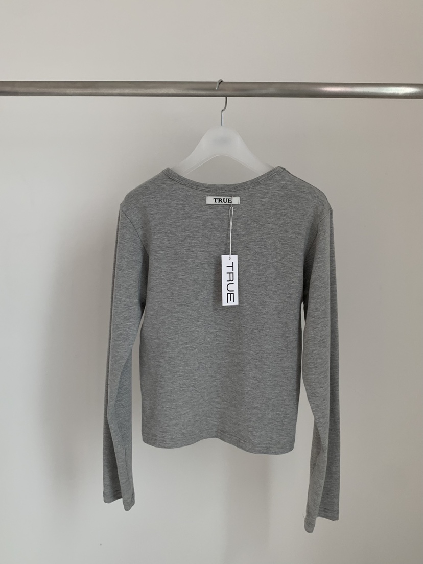 TRUE東大門代購女士新品職業推薦人氣26春季時尚熱賣長袖T恤TRUE長袖T恤