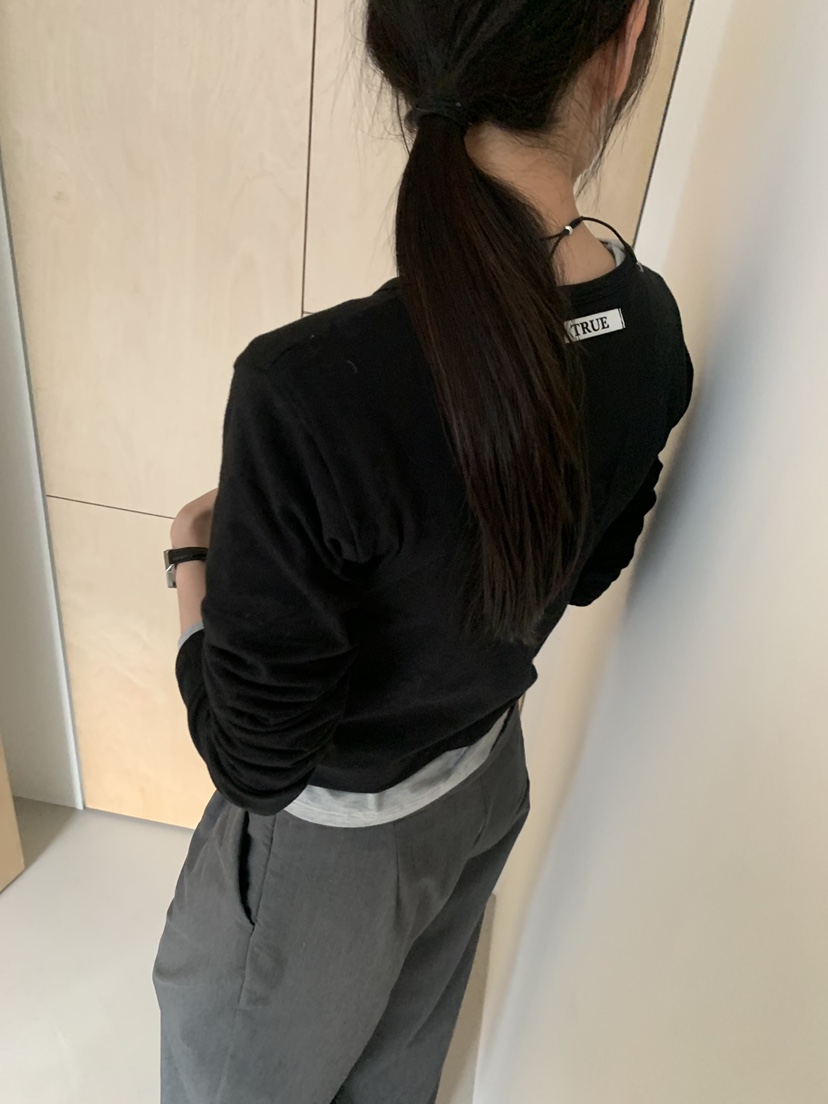 TRUE東大門代購女士新品職業推薦人氣26春季時尚熱賣長袖T恤TRUE長袖T恤