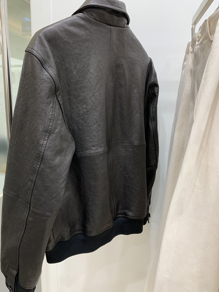 ARVE東大門代購女士新款26春季時尚熱賣推薦休閑皮衣口袋ARVE皮衣