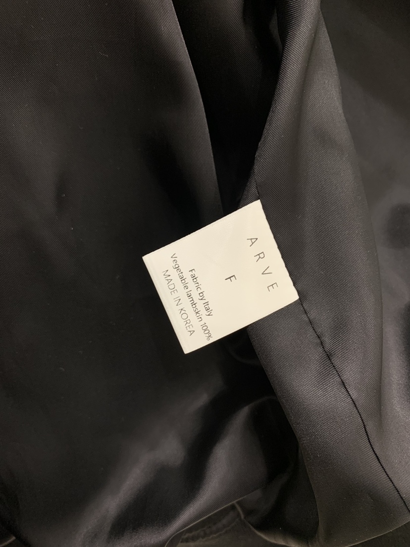 ARVE東大門代購女士新款26春季時尚熱賣推薦休閑皮衣口袋ARVE皮衣