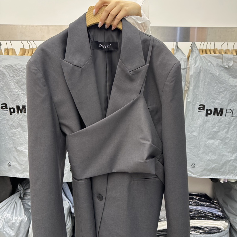 SPECIAL東大門實拍女裝新款職業時尚26春季人氣推薦吊帶背心SPECIAL吊帶/背心圖色3墨色