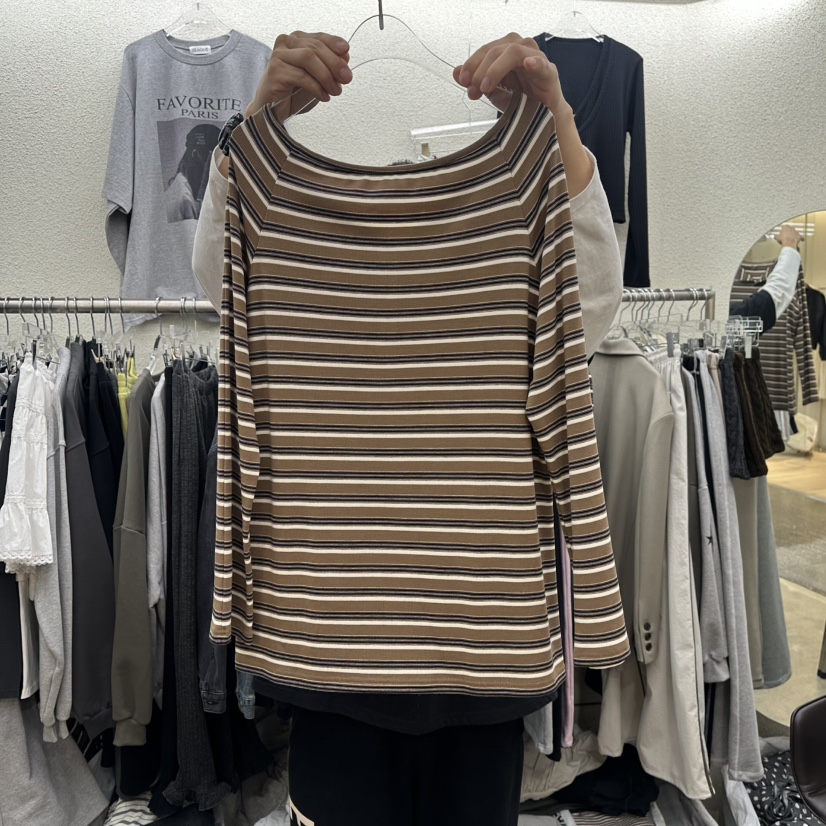 MAGOT韓國代購女裝新款時尚推薦休閑人氣熱賣26春季長袖T恤IIIΛGOT/MAGOT長袖T恤