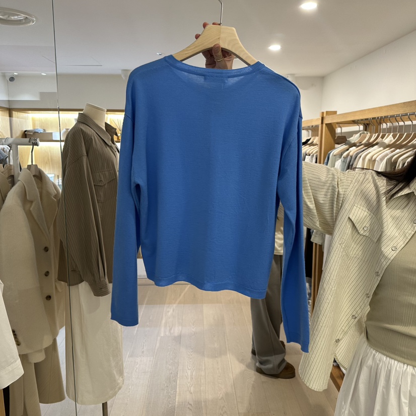 ROUNDER韓國直郵女士新款職業休閑推薦26春季針織衫圓領開衫ROUNDER針織衫