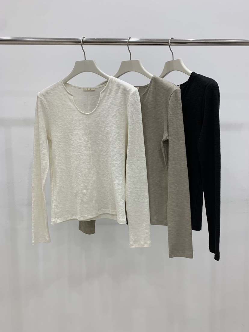 ARVE韓國直郵女士新品職業推薦人氣熱賣時尚26春季長袖T恤ARVE長袖T恤