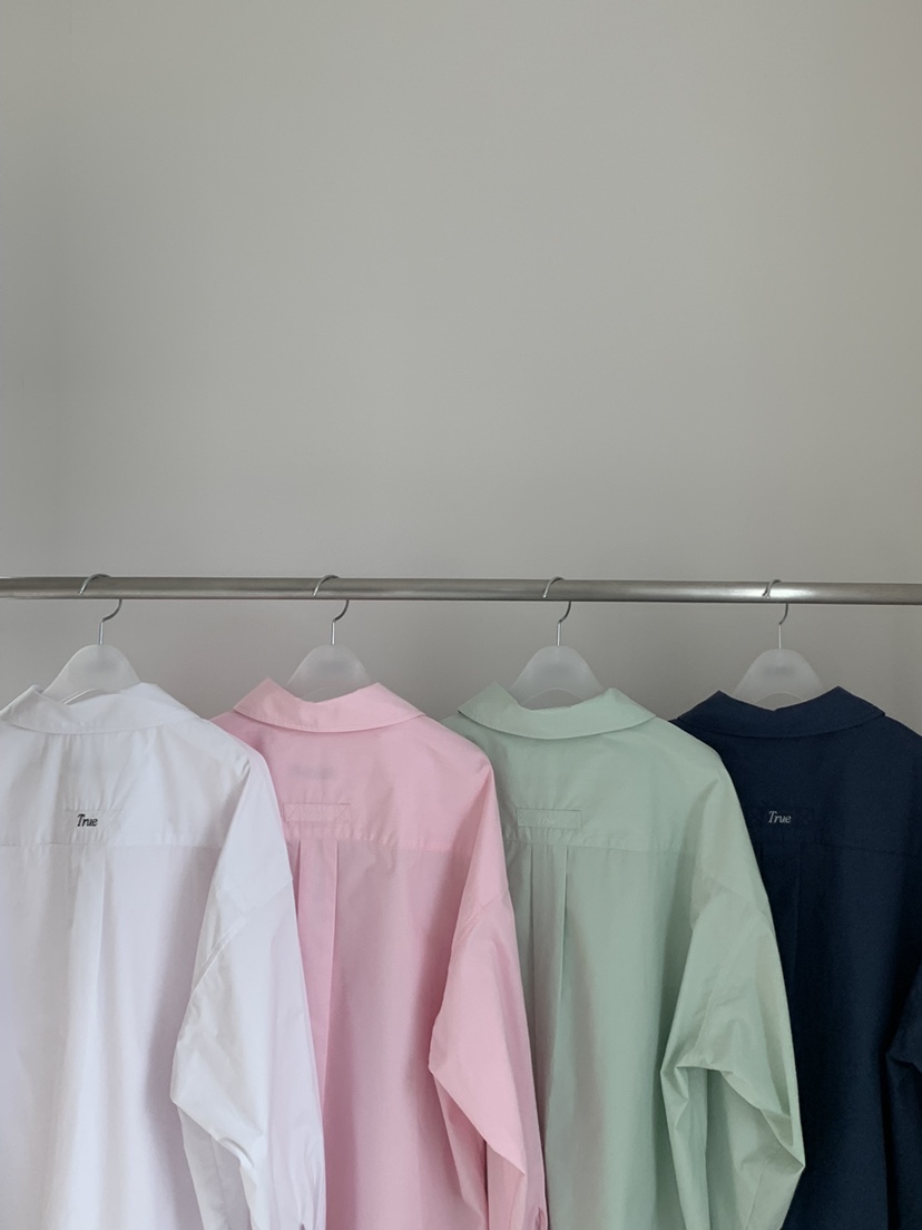 TRUE韓國直郵女裝新品熱賣人氣26春季職業休閑襯衫蕾絲衫TRUE襯衫/蕾絲衫