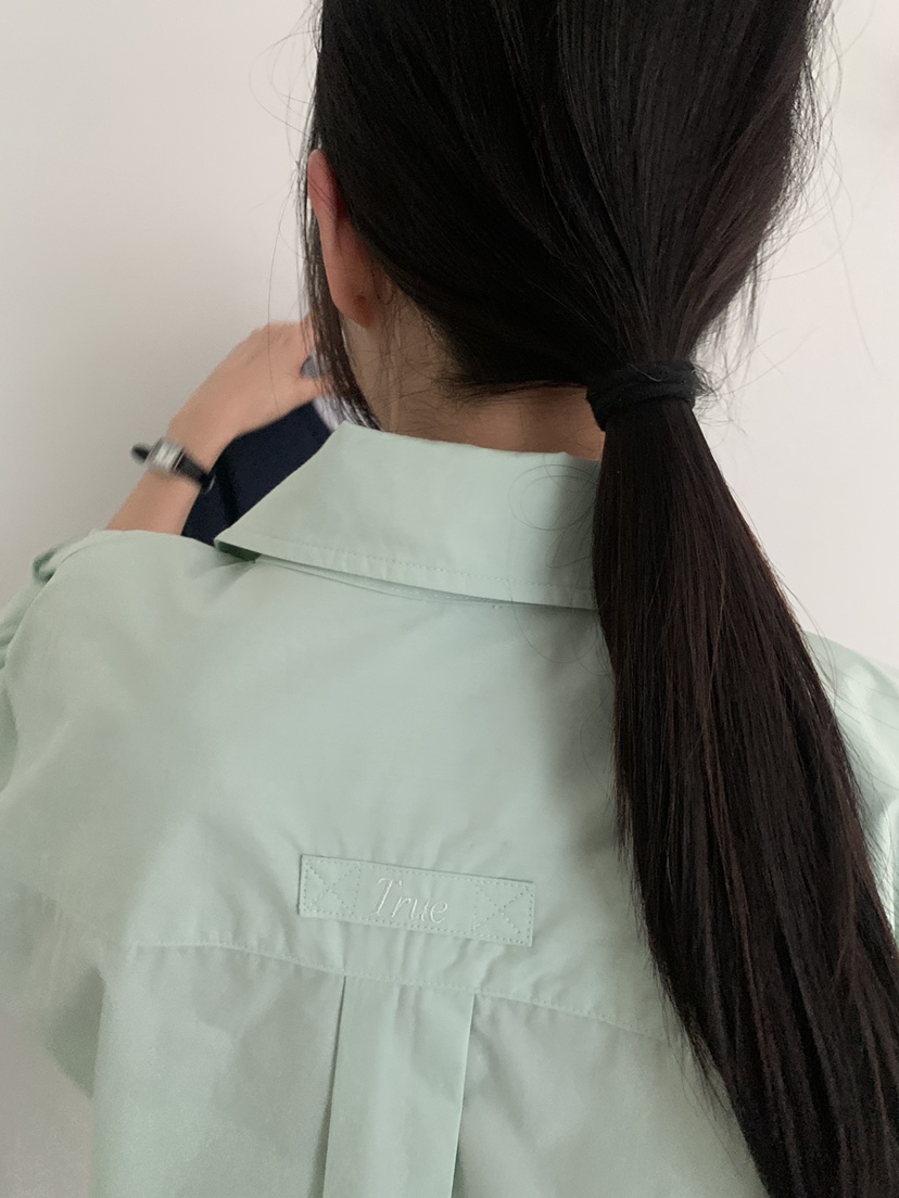 TRUE韓國直郵女裝新品熱賣人氣26春季職業休閑襯衫蕾絲衫TRUE襯衫/蕾絲衫