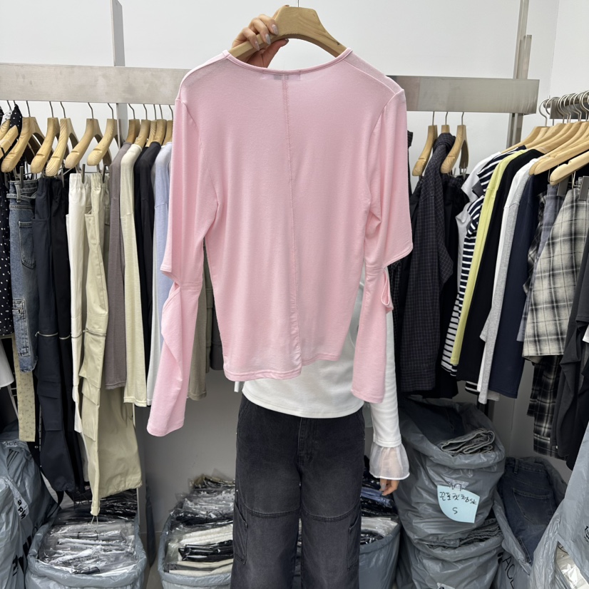 SPECIAL東大門代購女裝新款熱賣休閑時尚職業26春季長袖T恤SPECIAL長袖T恤