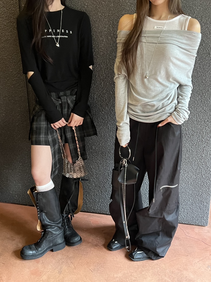 SPECIAL東大門代購女裝新款熱賣休閑時尚職業26春季長袖T恤SPECIAL長袖T恤