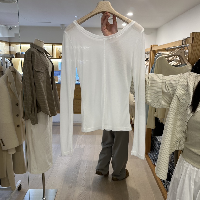 ROUNDER東大門直郵女裝新品推薦時尚職業26春季人氣長袖T恤ROUNDER長袖T恤