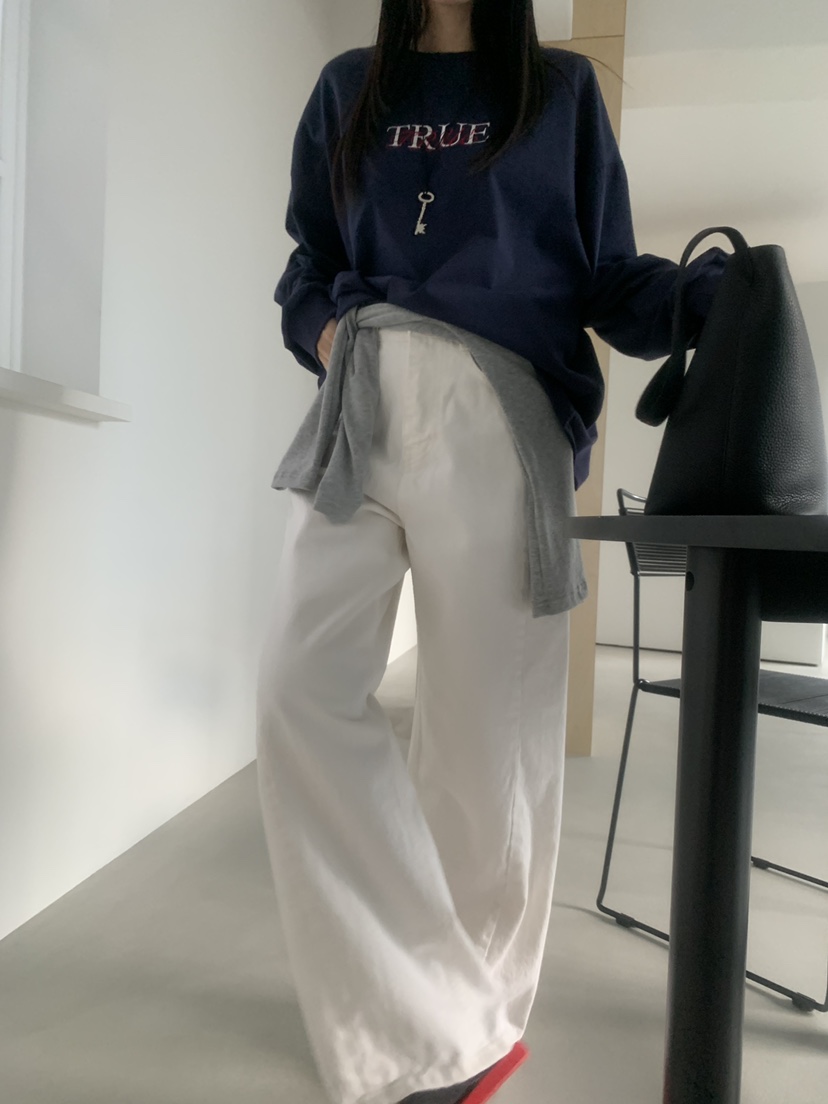 TRUE東大門代購女士新品時尚推薦職業26春季人氣休閑休閑褲TRUE休閑褲