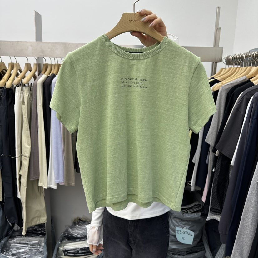 SPECIAL東大門代購女裝新款熱賣26春季推薦職業時尚休閑T恤SPECIALT恤圖色5