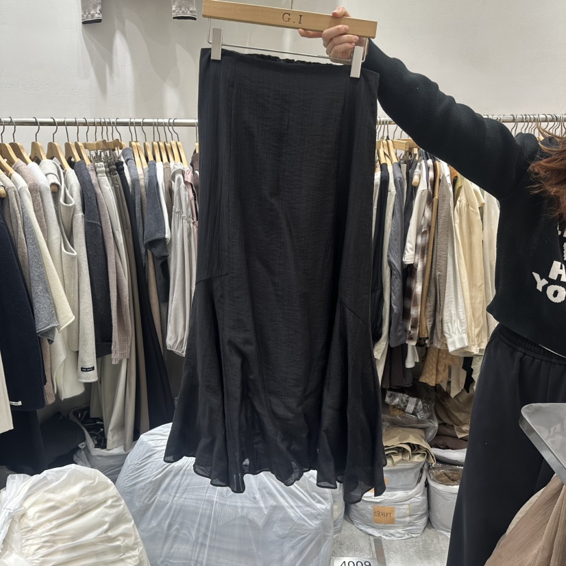 G.I-L東大門直郵女士新款時尚職業熱賣休閑26春季推薦長裙G.I-L長裙圖色4黑色