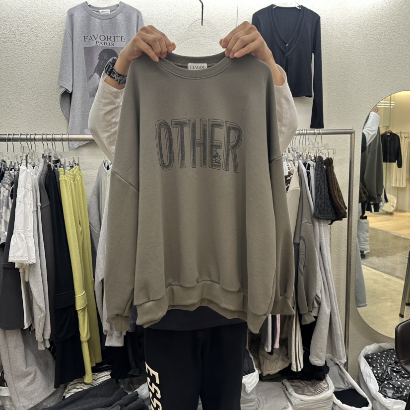 MAGOT韓國代購女裝新品26春季職業休閑推薦時尚熱賣人氣衛衣IIIΛGOT/MAGOT衛衣圖色3