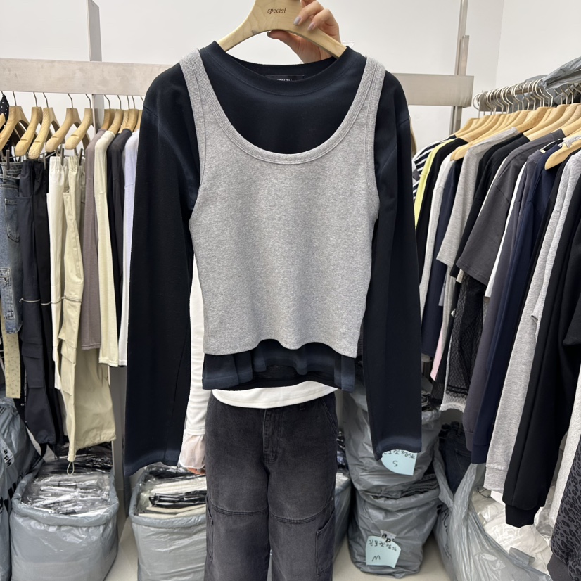 SPECIAL東大門代購女士新款人氣熱賣推薦26春季職業長袖T恤SPECIAL長袖T恤圖色2