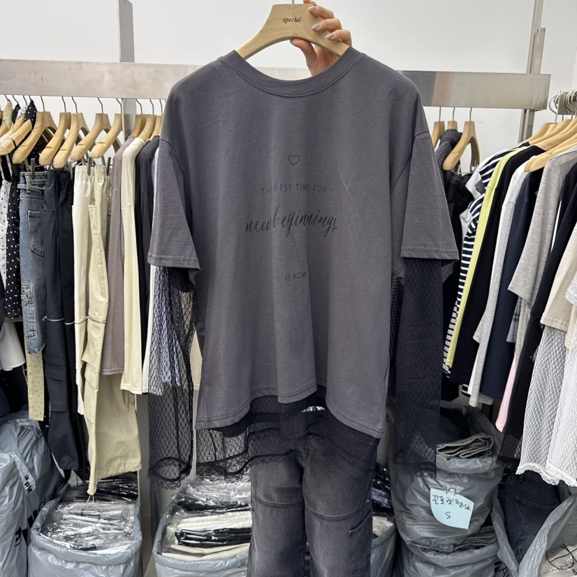 SPECIAL韓國代購女裝新品熱賣職業時尚休閑長袖T恤假兩件SPECIAL長袖T恤圖色2