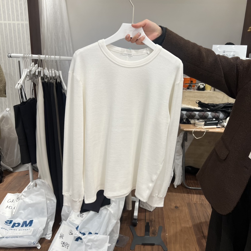 UNDERSTANDING韓國代購女裝新品休閑職業26春季推薦長袖T恤UNDERSTANDING長袖T恤圖色1