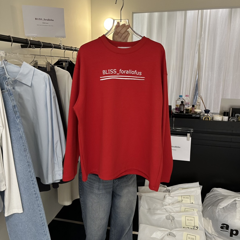 BLISS東大門實拍女裝新款推薦休閑26春季時尚人氣長袖T恤BLISS長袖T恤圖色2