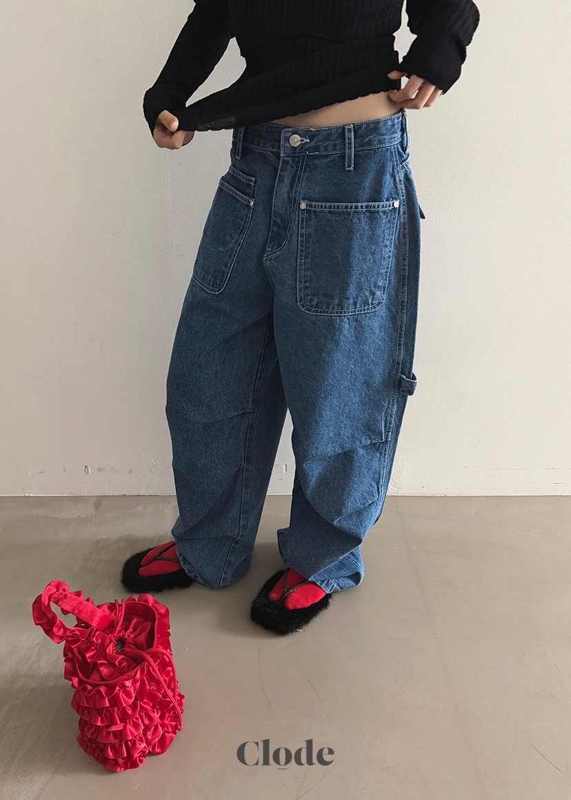 CLODE韓國代購女士新品人氣時尚26春季職業休閑熱賣牛仔褲CLODE牛仔褲圖色2