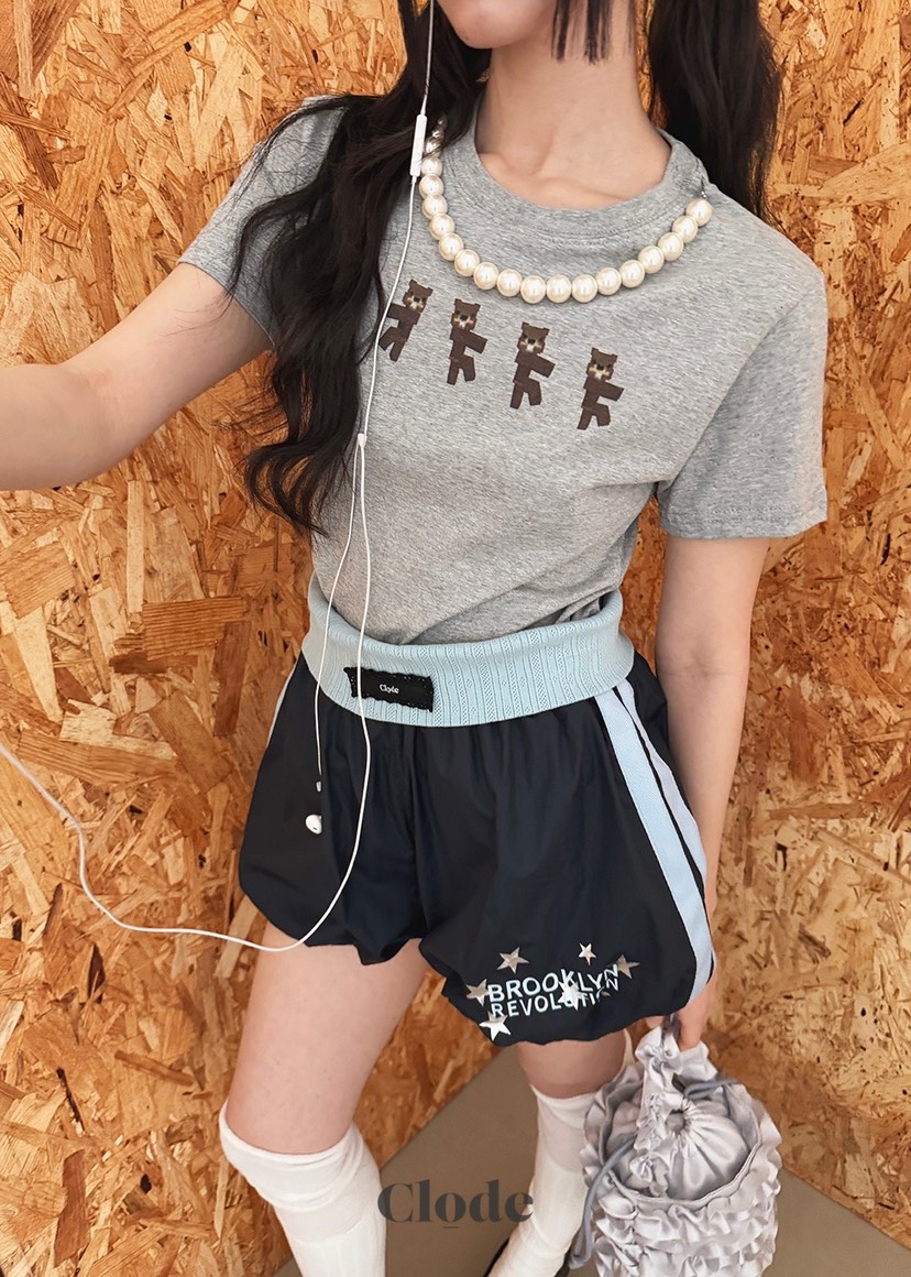 CLODE韓國代購女士新品人氣26春季時尚職業休閑T恤不含包CLODET恤圖色4