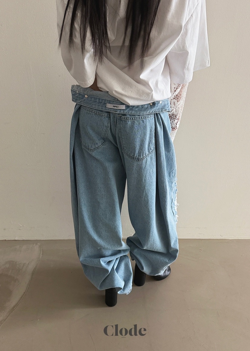 CLODE東大門直郵女裝新品熱賣職業26春季推薦人氣時尚牛仔褲CLODE牛仔褲