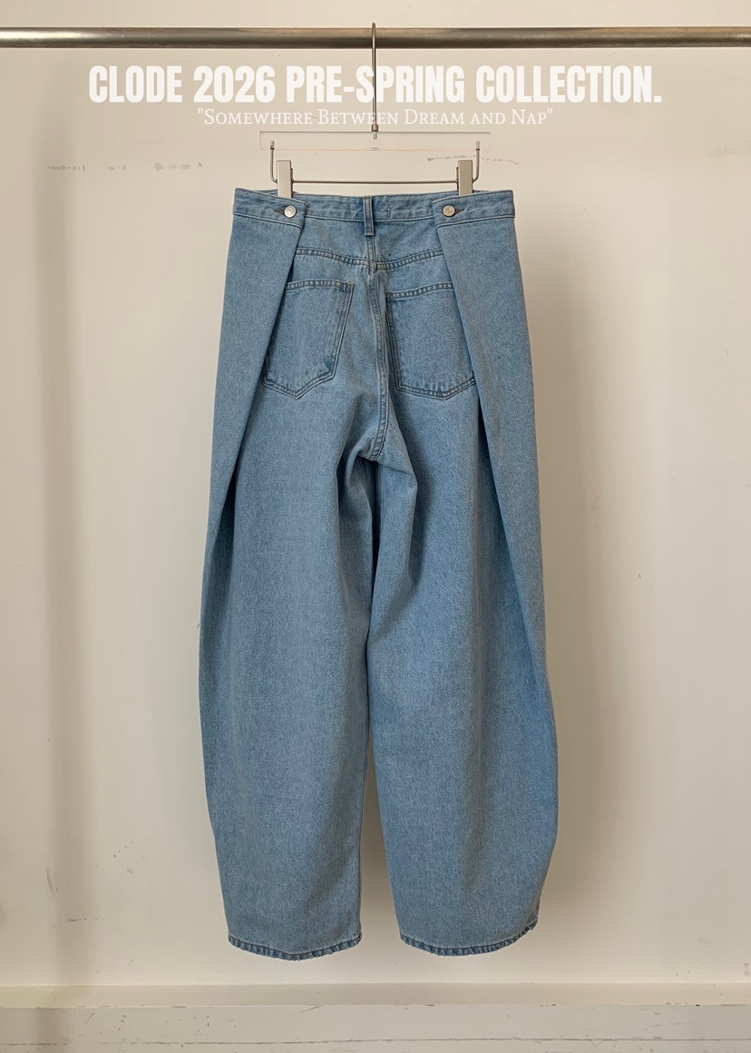 CLODE東大門直郵女裝新品熱賣職業26春季推薦人氣時尚牛仔褲CLODE牛仔褲