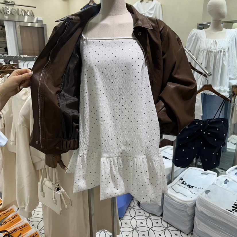 BAMBOLINA韓國代購女裝新品推薦休閑職業熱賣26春季連衣裙BAMBOLINA連衣裙圖色2