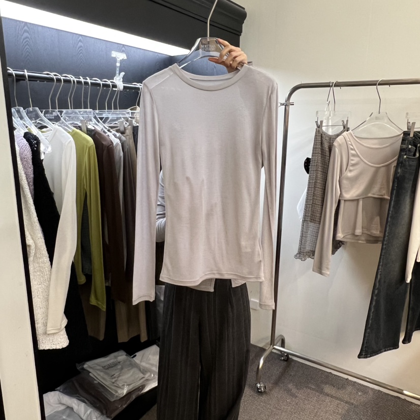 MORE THAN YESTERDAY/LOVE YOU SO MUCH韓國直郵女裝新款推薦長袖T恤LYSM/MORE THAN YESTERDAY長袖T恤圖色2