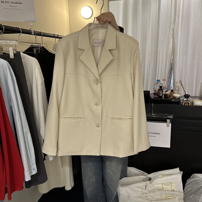 BLISS東大門實拍女士新品休閑時尚熱賣26春季職業推薦夾克BLISS夾克圖色1