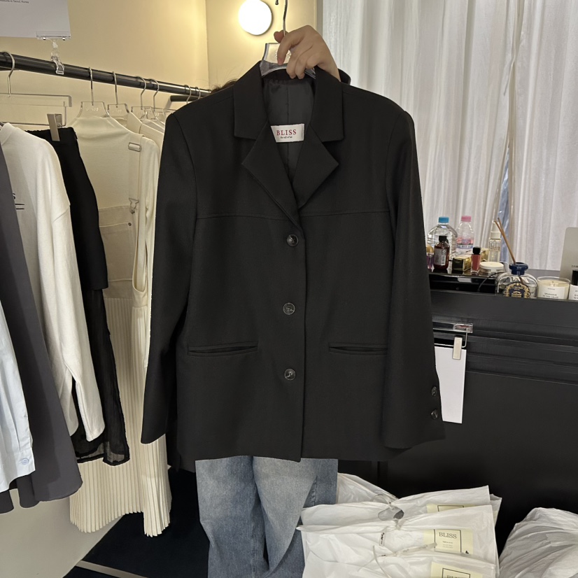 BLISS東大門實拍女士新品休閑時尚熱賣26春季職業推薦夾克BLISS夾克圖色2