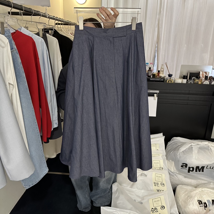 BLISS東大門實拍女裝新款職業推薦26春季休閑熱賣人氣長裙BLISS長裙圖色2